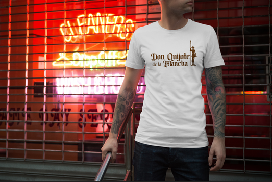 Don Quijote Silueta MEN Camiseta