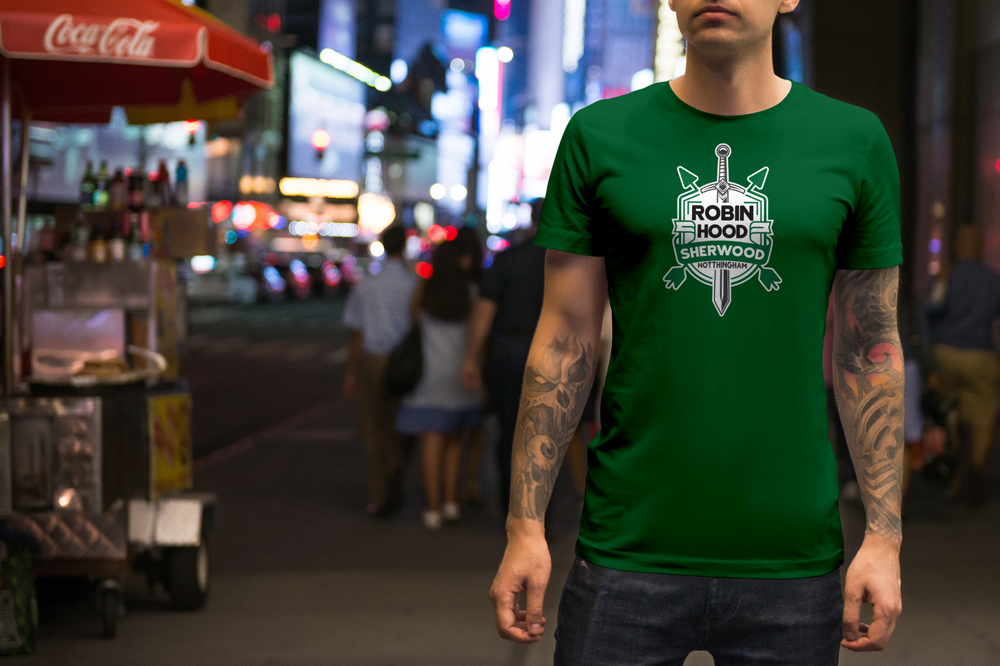 Robin Hood Escudo MEN Camiseta