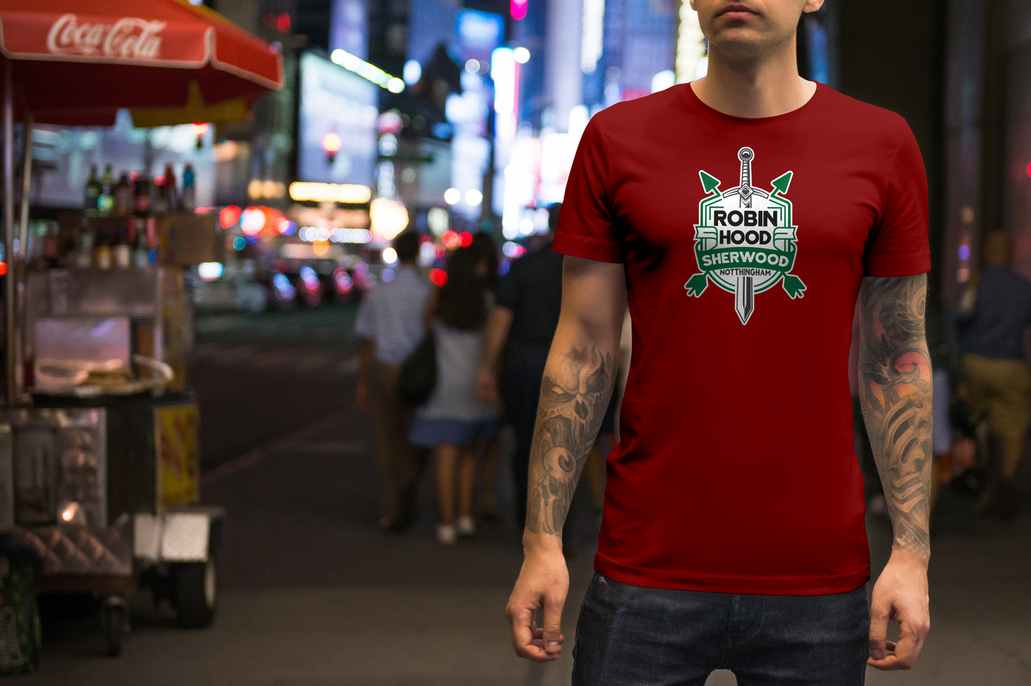 Robin Hood Escudo MEN Camiseta