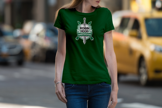 Robin Hood Escudo WOMEN Camiseta